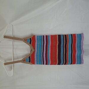 Honey Punch striped knit tank size m